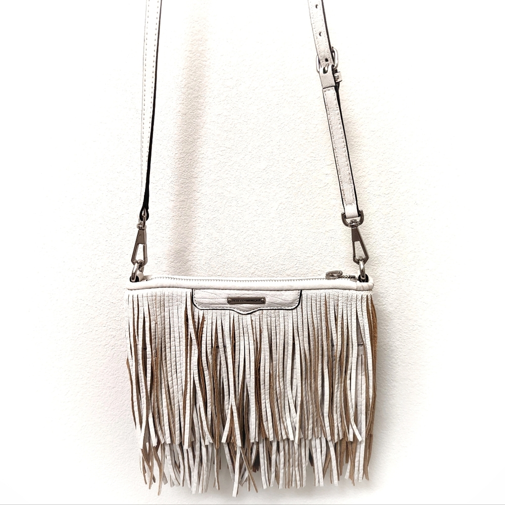 Rebecca Minkoff Finn Fringe Leather Crossbody Bag